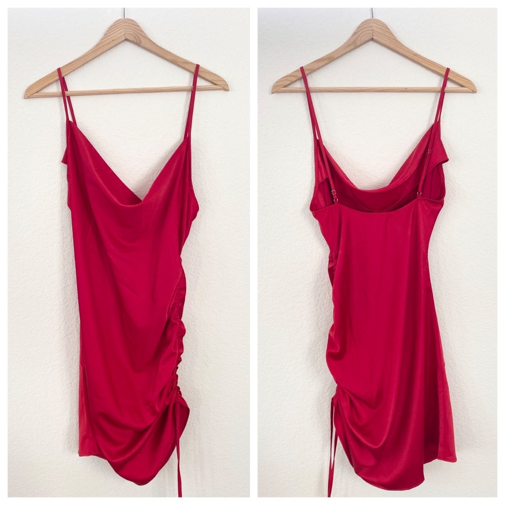 Dolls Kill Current Mood Red Slip Dress